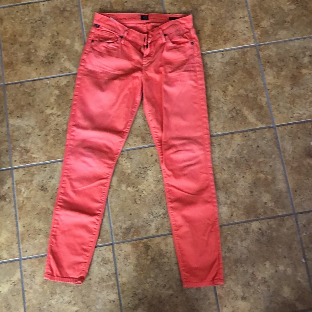Orange Citizens of Humanity Thompson pant